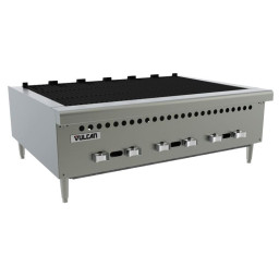 Charbroiler, 36″ (6) Cast Iron Burners, Counter Top – Vulcan VCRB36