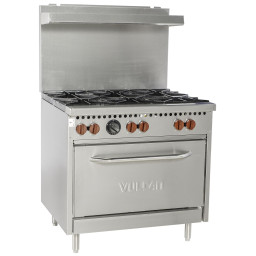 Range,  36″ – 6 Burner Range -Vulcan