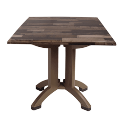 Table, Shiplap Decor, 32″ x 32″ Square, Atlanta