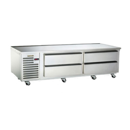 Refrigerated Equipment Stand 84″ Wide, Four Drawers,  –  Traulsen TE084HT