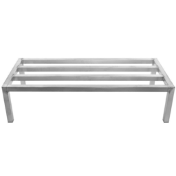 Atosa ADR202408 24" x 20" x 8" Aluminum Heavy Duty Dunnage Rack - 1800 lb. Capacity