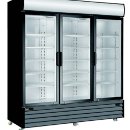 EFI C3-68GD 68" Glass 3-Door Refrigerated Merchandiser - 49 Cu. Ft.
