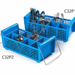 Carlisle C32PX14 - Perma-Sil™ 8-Compartment Flatware Storage Basket 17" x 7.75" x 6.9"