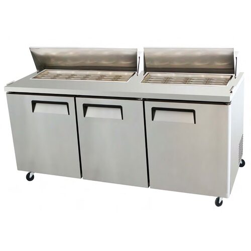 Prep Table, Mega Top, 25.2 cu. ft., EFI CMDR3-72VC