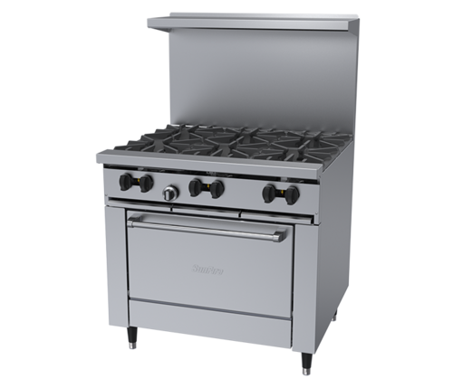 Range,  36" - 6 Burner Range -Garland X36-6R