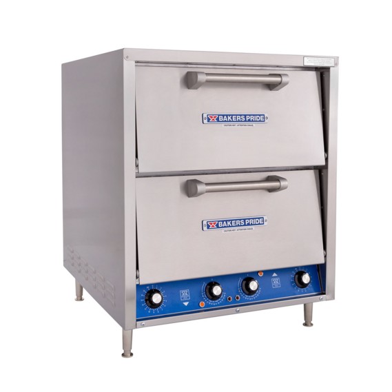 Bakers Pride P44S Hearthbake Series Double Stack Electric Pizza Oven 208V/7200W