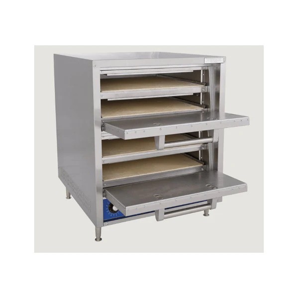 Bakers Pride P44S Hearthbake Series Double Stack Electric Pizza Oven 208V/7200W - Image 2
