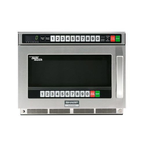 Sharp R-CD1200M Heavy-Duty Commercial Microwave, 1200W