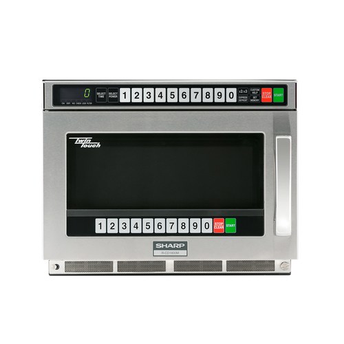 Sharp R-CD1800M TwinTouch™ Heavy-Duty Commercial Microwave, 1800W