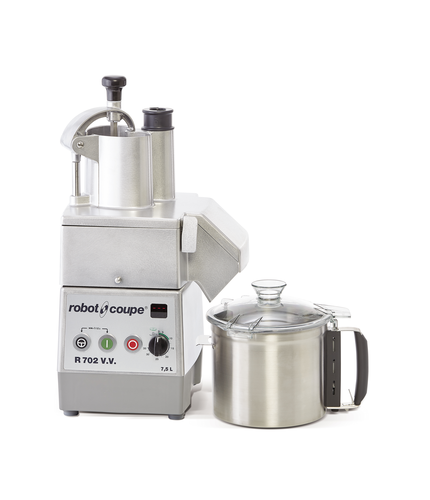 Robot Coupe R702 V.V. Combination Food Processor – 7.5L Bowl Cutter & Vegetable Prep, 120V Variable Speed