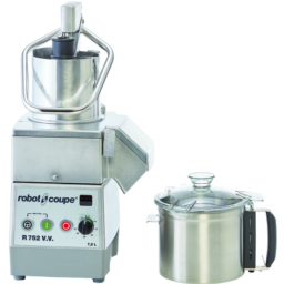 Robot Coupe R752 V.V. Variable-Speed Combination Food Processor – 7.5 L Bowl Cutter & Vegetable Prep, 120 V Single-Phase, 2 HP