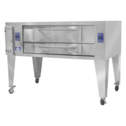 Bakers Pride Y-600 60" Super Deck Y Series Single Deck Pizza Oven - 120,000 BTU