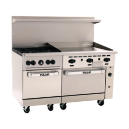 Vulcan 60SS-4B36G 60" Commercial Gas Range - 4 Open Burners, 36" Griddle